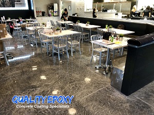 Quality Metallic Epoxy Floor at Protein House