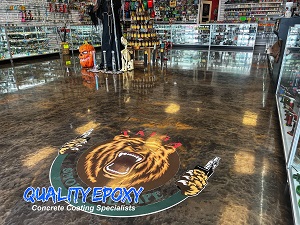 Quality Metallic Epoxy Floor at Taiga