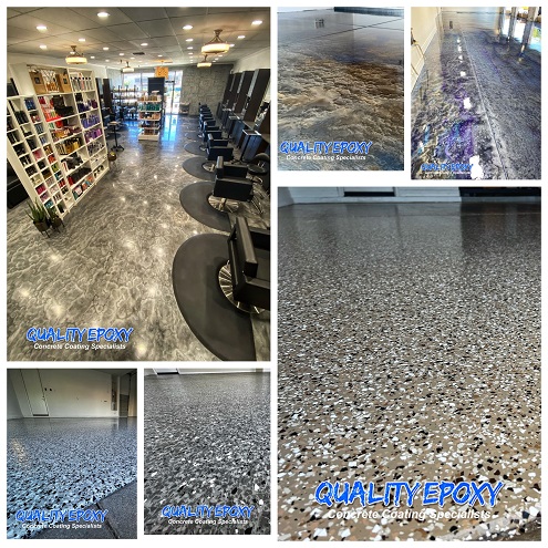 Polyaspartic Flakes and Metallic Floor Systems