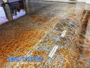 Quality Epoxy Metallic Garage Floor