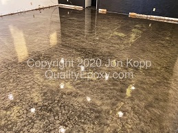 Quality Metallic Epoxy Floor at Fitch Natural Pet Market