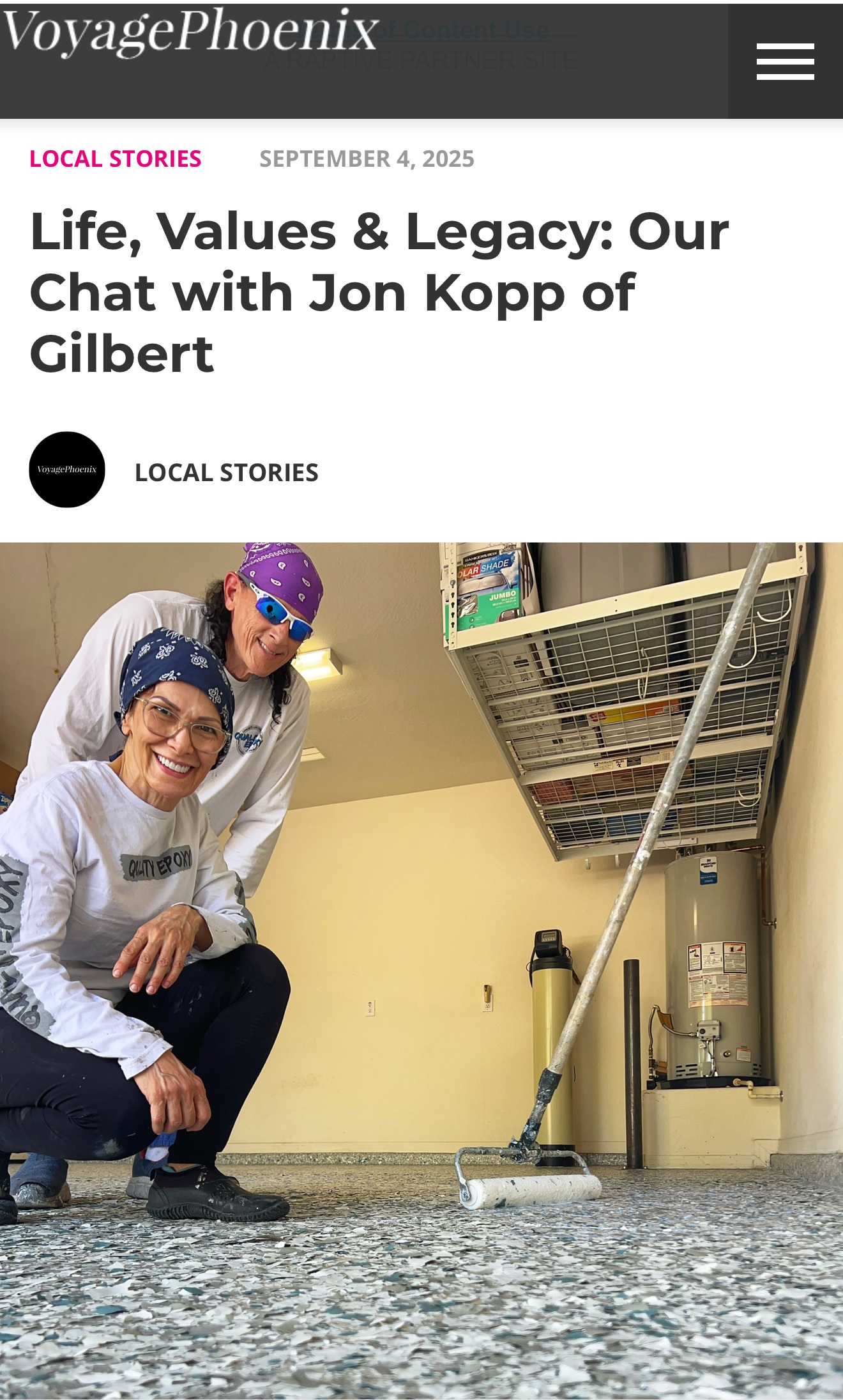 VoyagePhoenix Article - Life Values