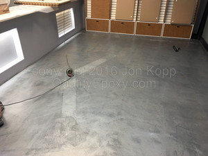 Quality Metallic Epoxy Floor at All Mobile Matters Tucson, AZ