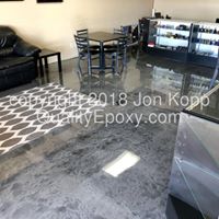 Quality Metallic Epoxy Floor at Desert Cloud