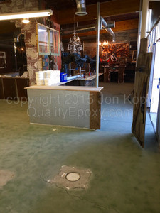 Quality Metallic Epoxy Floor at Jugs and Strokers